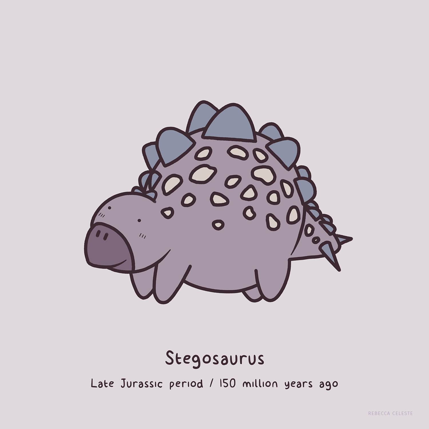 Stegosaurus Illustration