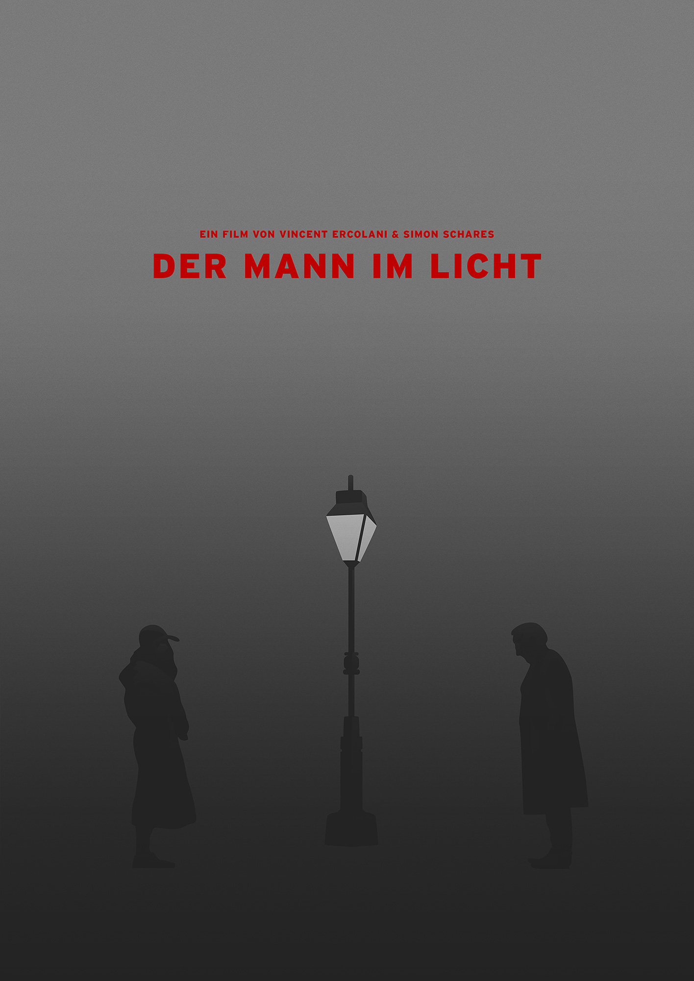 Mann im Licht Poster Variante 2
