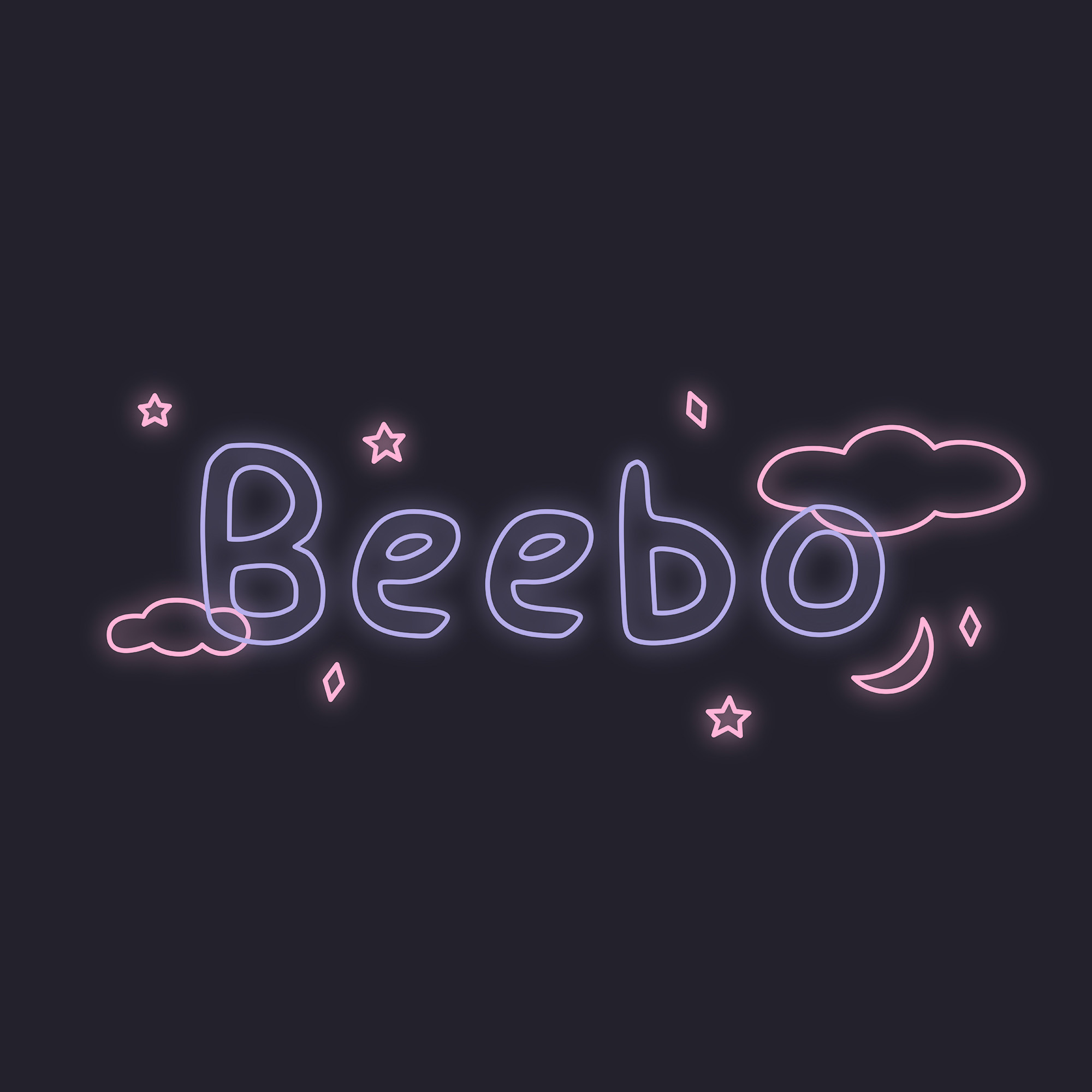 Beebo Logo Neon Design
