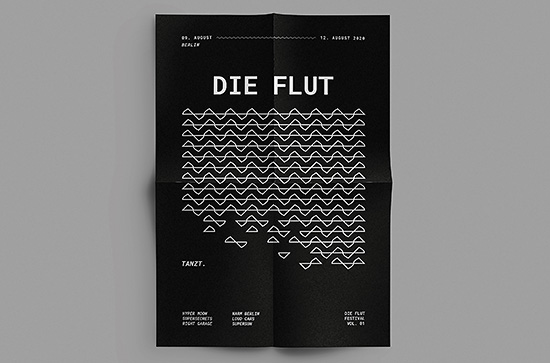 Thumbnail Die Flut Poster Design